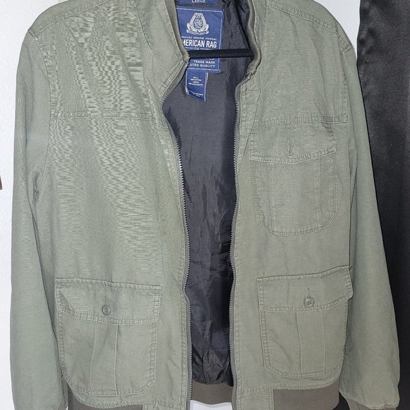 American Rag Jackets & Coats Mens Olive Cargo Jacket Poshmark